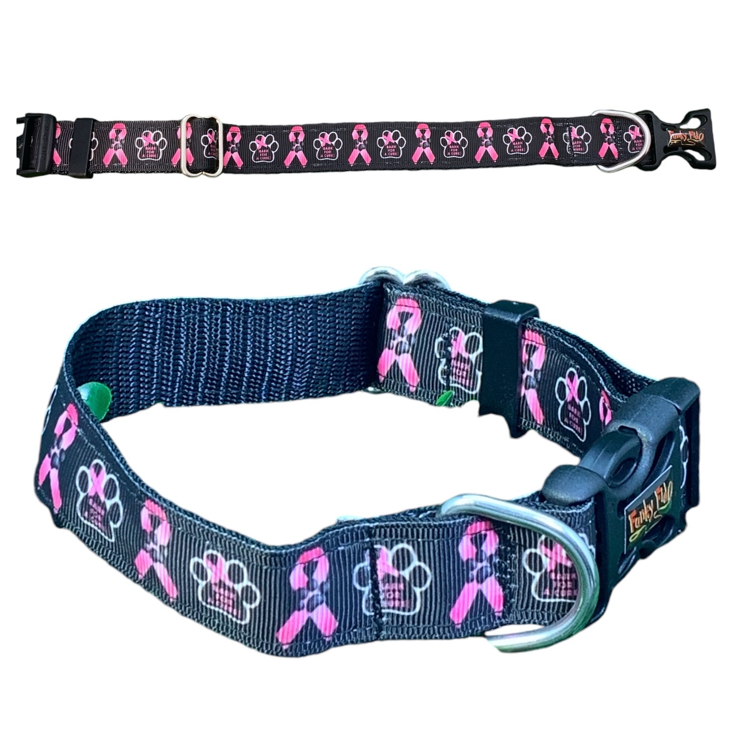 Pink Ribbon Collars
