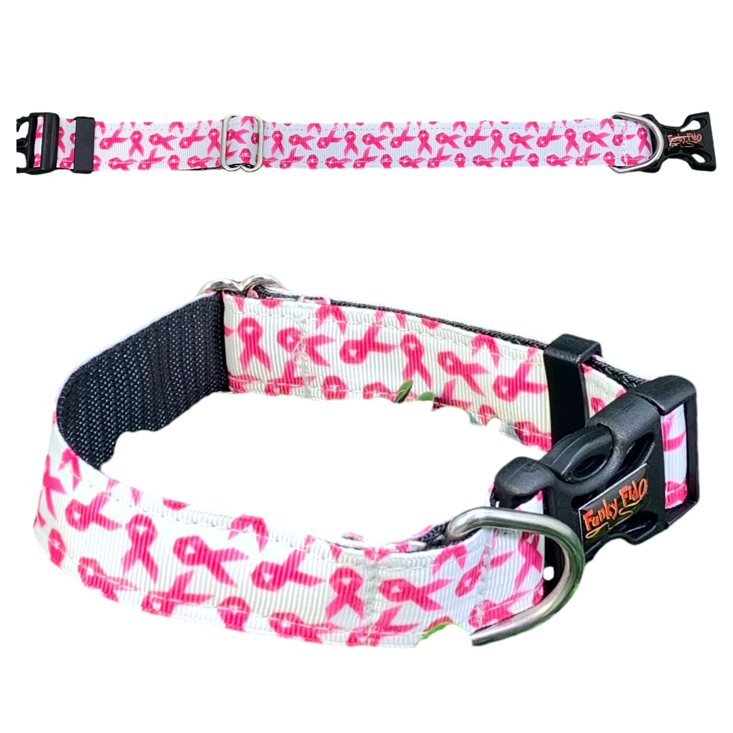 Pink Ribbon Collars