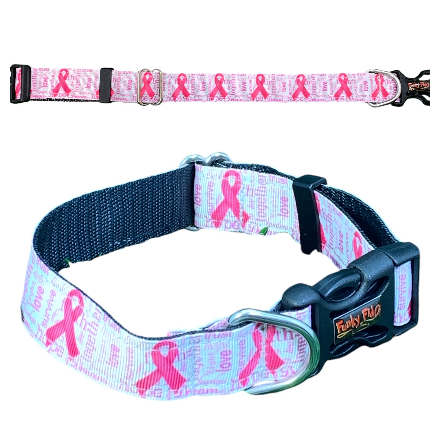Pink Ribbon Collars