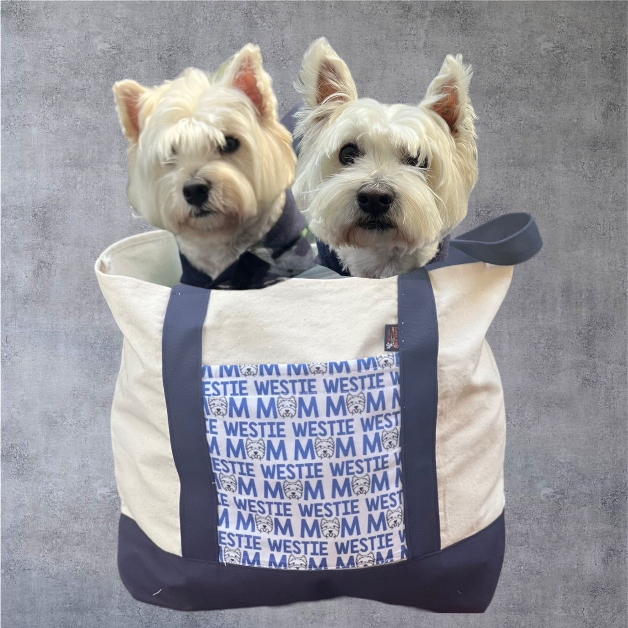 Westie Mum Tote Bags