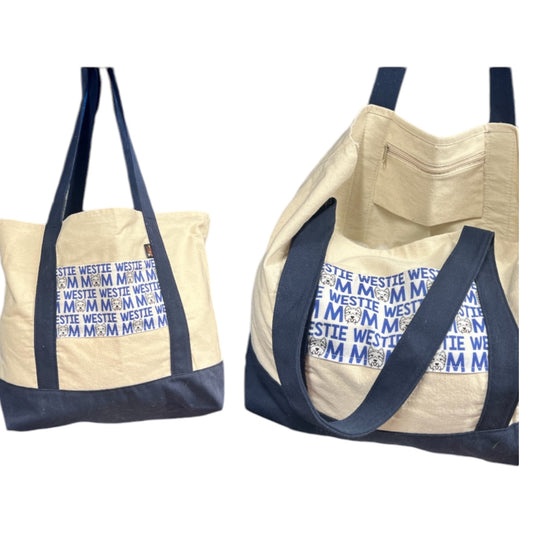 Westie Mum Tote Bags